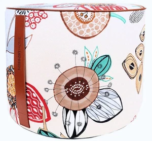 MISSONI HOME POUF diametro 40cm ALTO 30cm 97% cotone NORDIC FANTASY  TIJUANA 100 - Picture 1 of 9