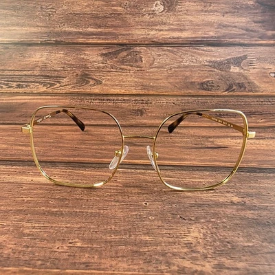 Gafas Vogue para mujer con montura dorada 53-17 135 mm cuadradas de metal SOLO MARCOS Foto 1 de 4