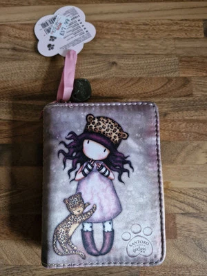 New Womens Santoro London Gorjuss Wild Purrrrrfect Love 1162GJ01 Folding Purse