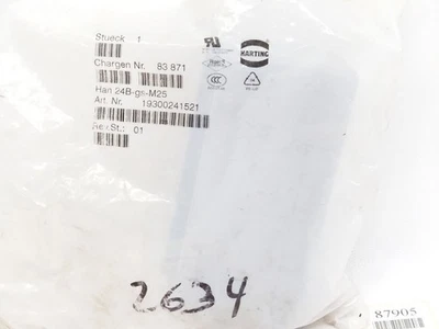 Harting HAN 24B-gs-M25 / 19300241521 / 83871 / Neu OVP - Bild 1 von 2