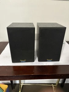 Jensen C-JR Bookshelf Speakers Black, Compact 50W Power, TESTED WORKING - Picture 1 of 7