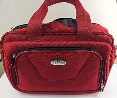 Richardo Beverly Hills Men's Carry On Shoulder Strap Tote Bag  Red  18X11 - Image 1 of 4