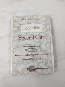Holy Bible King James Version Our Family Bible Red Letter Edition Nelson Regency - Picture 1 of 7