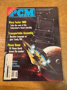 PCM Magazine June 1986 Warp Factor 1000 PC Phone Booth Like New - Picture 1 of 1