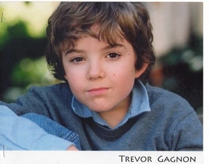 TREVOR GAGNON joven actor 8x10 original disparo a la cabeza con currículum - Imagen 1 de 1