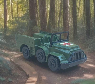 Matchbox Battle Kings K112 DAF Ambulance – 1976 Lesney Military Diecast Vintage - Image 1 of 4