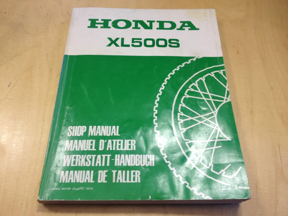 Manual de Taller XL 500S (PD01) (1979) - Imagen 1 de 1