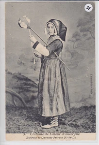 Costume de la Tour d'Auvergne  Clermont Ferrand CPA 52 - Foto 1 di 2