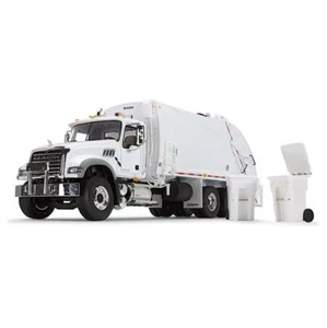 Camión de rechazo de carga trasera First Gear 1/34 Mack granito MP McNeilus 10-4213 - Imagen 1 de 5