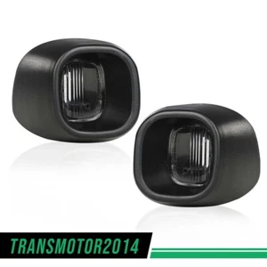 2Pc License Plate Light Rear Bumper Tag Lamp Fit For Chevy S10 GMC Sonoma Black  - Bild 1 von 9