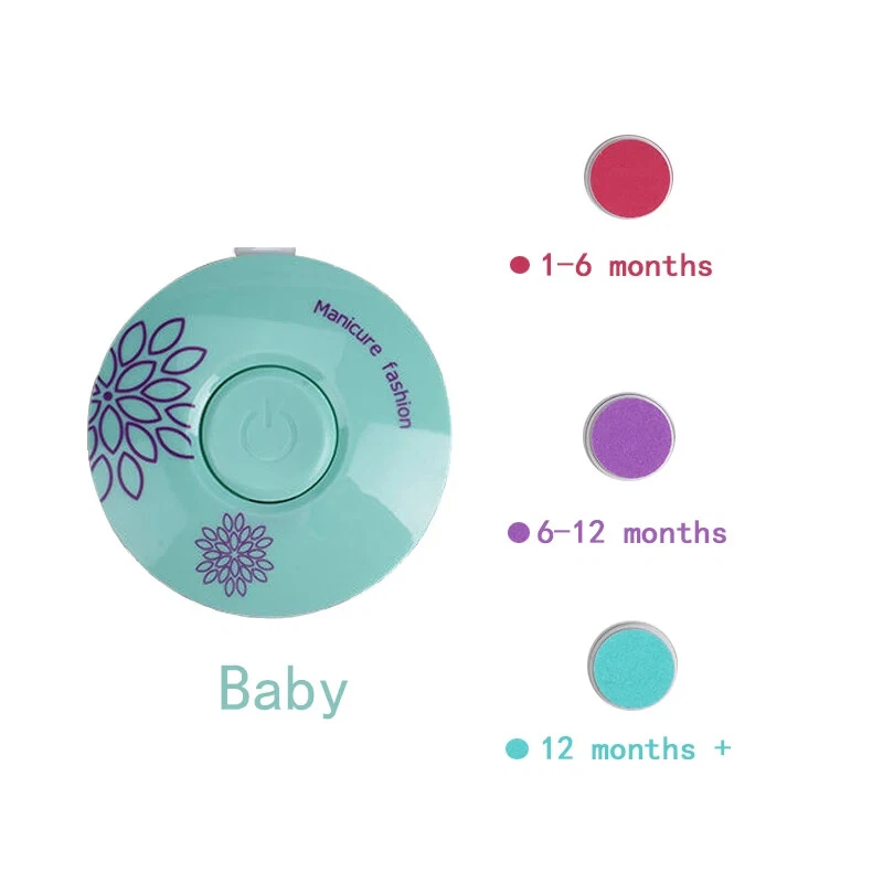 Electric Baby Nail Trimmer Kid Polisher Tool Infant Manicure Scissors Hygiene  - Image 1 of 4