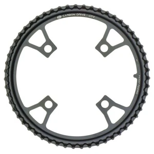 Gates CDX Riemenscheibe 55 Zähne 4-Loch 104 BCD schwarz Kettenblatt Center Track - Bild 1 von 7