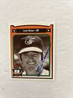 Larry Brown Autographed Baseball Card Orioles Crown Card Orioles 1973