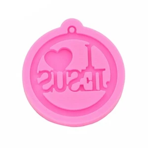 Customized Mold Christian Keychain Mold Epoxy Crystal Silicone Mold - Picture 1 of 8