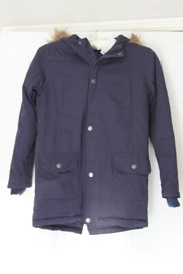 BNWT Smart Start Navy Boys Coat Age 10-11 years 146cm - Image 1 of 4