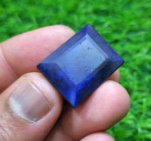 56,20 crt Atemberaubender feiner blauer Saphir facettiertes Achteck loser Edelstein für Schmuck - Bild 1 von 6