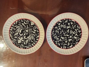 Set of 2 Susan Winget Day Break dessert plates Cracker Barrel NEW - Picture 1 of 3