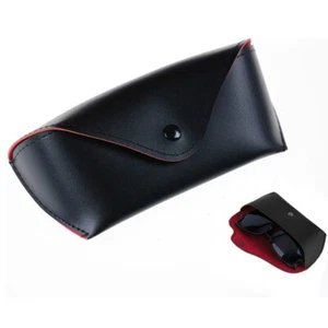 Leather Glasses Case Sunglasses Eyeglasses Storage Holder Box Bag Cases leBDKF - Picture 1 of 7