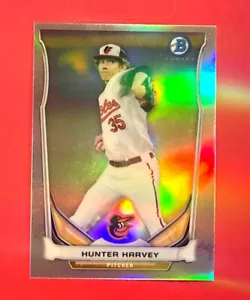 Hunter Harvey ~ 2014 Bowman Chrome ~ Mini Refractor BM-B03 - Picture 1 of 2