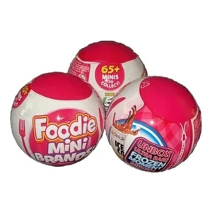 Lote de 3 mini marcas de juguetes sorpresa aleatorios ZURU 5 foodie - Imagen 1 de 4