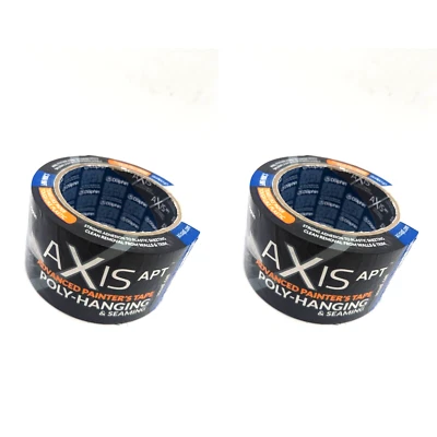 (2 PACK) Blue Dolphin 2.36 in. W X 90 ft. L White High Strength Painter's Tape