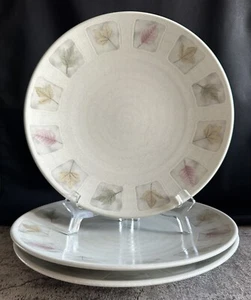 Set of 3 Mikasa WOODLAND DINNER Plates - 11 1/4" Iron Stone CW407 FREE SHIPPING! - Picture 1 of 4