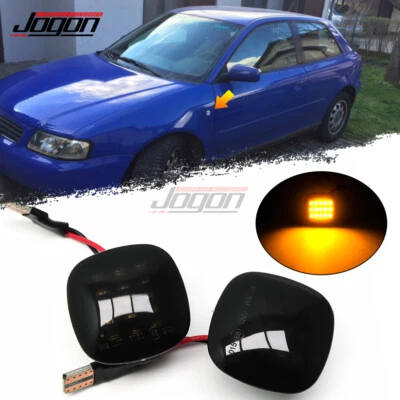 Indicador intermitente de lámpara LED dinámica lateral para AUDI A3 8L 1996-1999 A4 B5 Foto 1 de 4