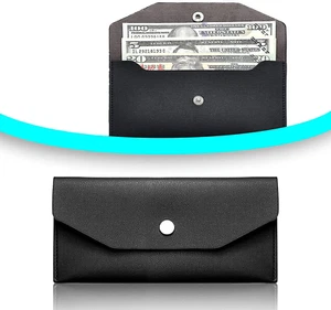 Budget Binder Cash Envelopes Wallet PU Leather Money Bag Reusable Budget Wallet - Picture 1 of 12
