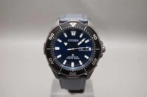 Citizen Promaster NY0075-12L Marine Blue Dial Titanium Automatic Watch READ - Picture 1 of 18