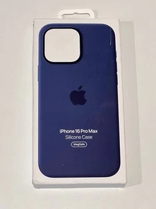 GENUINA Funda Silicona Apple con Magsafe iPhone 16 Pro Max 6.9" - Azul Denim - Imagen 1 de 5