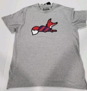Akoo “Flag” T-shirt Heather/Red/Blue Men's Sz L NEW 791-2213 - Picture 1 of 5