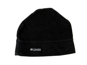 COLUMBIA BLACK FLEECE BEANIE HAT GIRL'S BOY'S YOUTH SIZE L/XL LARGE XL - Picture 1 of 3
