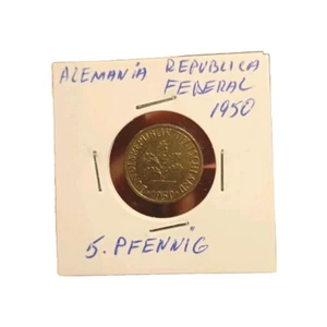 Moneda 5 Pfening 1950 Alemania Federal - Imagen 1 de 2