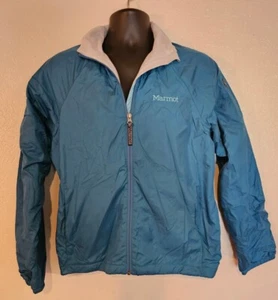 MARMOT Mujer L PESO MEDIO Chaqueta Abrigo Suave Forrado Viento Lluvia Básico - Imagen 1 de 7