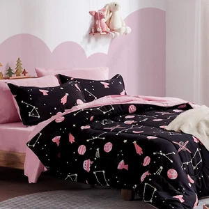 Kids Bedding Comforter Set Full/Queen Size - Super Soft & Cute Printed 3-Piece C - Picture 1 of 12