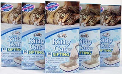 Kitty Cat Alfapet Sifting Litter Box Liners- 10 Per Box Plus 1 Transfer Liner.