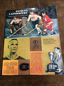 1964-65 Toronto Star Weekly Multi-photo Jacques Laperriere Montreal Canadiens - Picture 1 of 1
