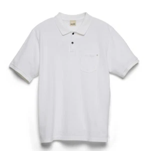 BALDWIN Ralph Short Sleeve Polo Shirt White L NWT $125 - Picture 1 of 4