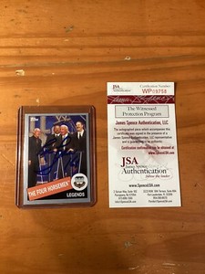 2015 Topps Heritage Silver Ric Flair Autograph Card JSA Certified Four Horseman