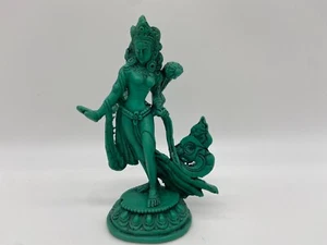 Standing Green Tara Statue 5 inch - Picture 1 of 6
