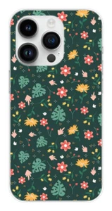 Coque en silicone imprimée compatible Apple iPhone 14 Pro Liberty monstera - Picture 1 of 3