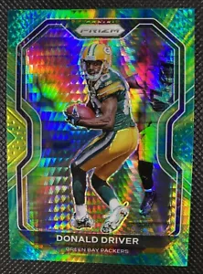 Panini Prizm Donald Driver 2020 verde Hyper Prizm/175 #214 Green Bay Packers - Imagen 1 de 8
