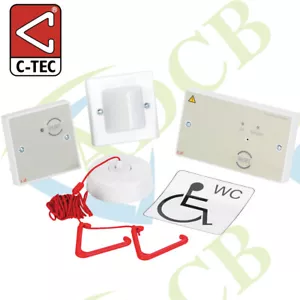 Disabled Aid Elderly Wireless Bathroom Pull Alarm Set Toilet Water Resistant - Picture 1 of 5