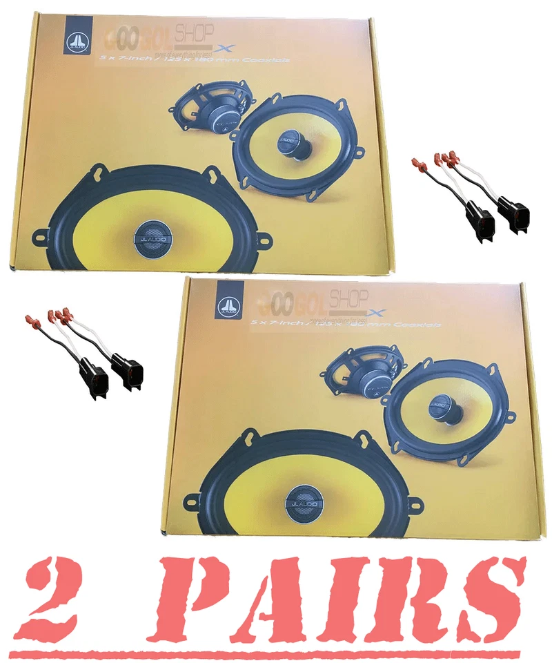 Altavoces de puerta delantera-trasera JL Audio serie C1 2 vías 6x8" para Ford F-150 1999-2014 Foto 1 de 4