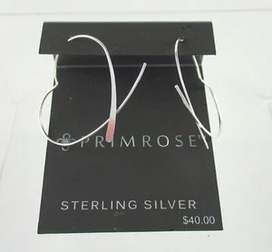 Primrose .925 Sterling Silver Heart Threader Earrings Kohls Originally $40 - Picture 1 of 2