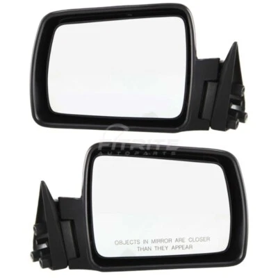 Nuevo espejo retrovisor lateral izquierdo y derecho ajuste manual cebado Jeep Cherokee para 1984-1994 Foto 1 de 4