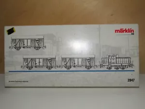 H0 Märklin 2847 ferrovia secondaria svizzera treno merci IMBALLO ORIGINALE 4740 - Foto 1 di 7