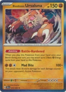 Tarjeta Pokémon Bloodmoon Ursaluna 025/064 Holo Shrouded Fable SFA casi nueva - Imagen 1 de 1
