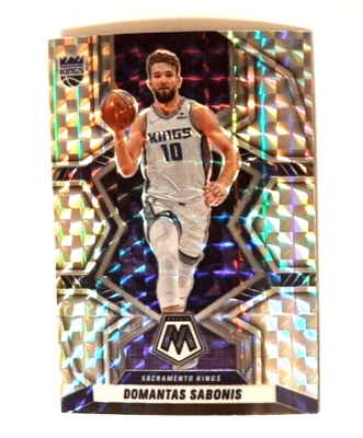 2021-22 Panini Mosaic Silver Mosaic #42 Domantas Sabonis Sac Kings - Image 1 of 2