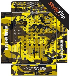Piel Allen & Heath Xone 96 | Amarillo camuflaje | Calcomanía protectora | StyleFlip Skins - Imagen 1 de 1